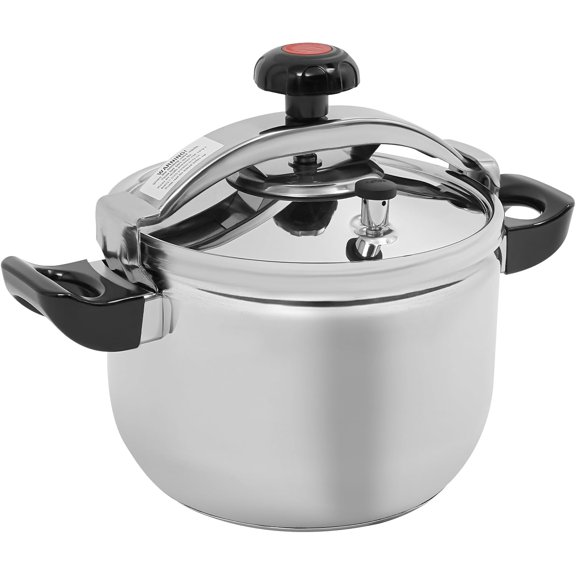 11.6 Quart Stainless Steel Pressure Canner, Clamp-On Pressure Cooker with Single Valve, Large Capacity for Home & Commercial Use