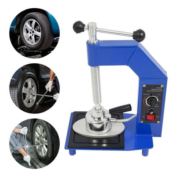 11.61*16.14in Constant Temperature Tire Repair Machine Blue Rectangle Tyre Vulcanizing Machine with Practical Heating Head