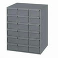 thumbnail image 1 of 11.63 in. Steel 18 Drawer Vertical Cabinet for Small Part Storage, Gray, 1 of 1