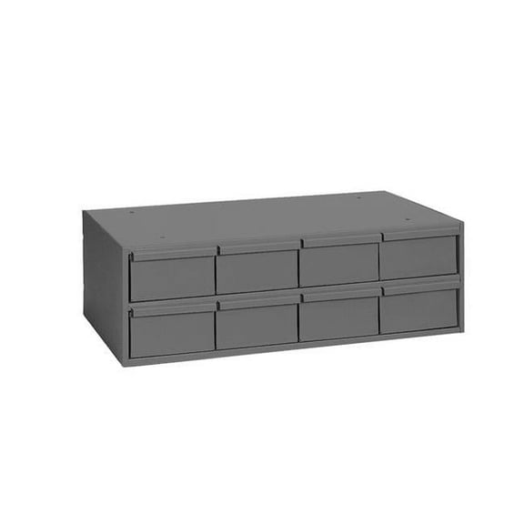 11.63 in. Steel 8 Drawer Cabinet for Small Part Storage, Gray