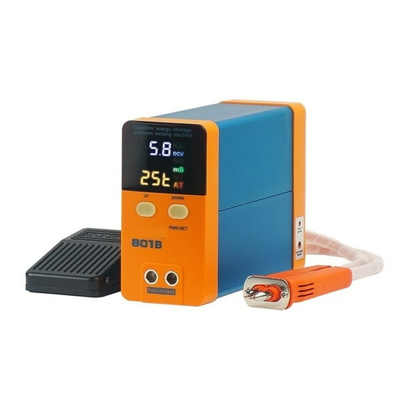 11.6KW LED Digital Display 801B Storage Capacitor Battery Spot Welding Machine Portable Small Spot Welder ,Easy to Use