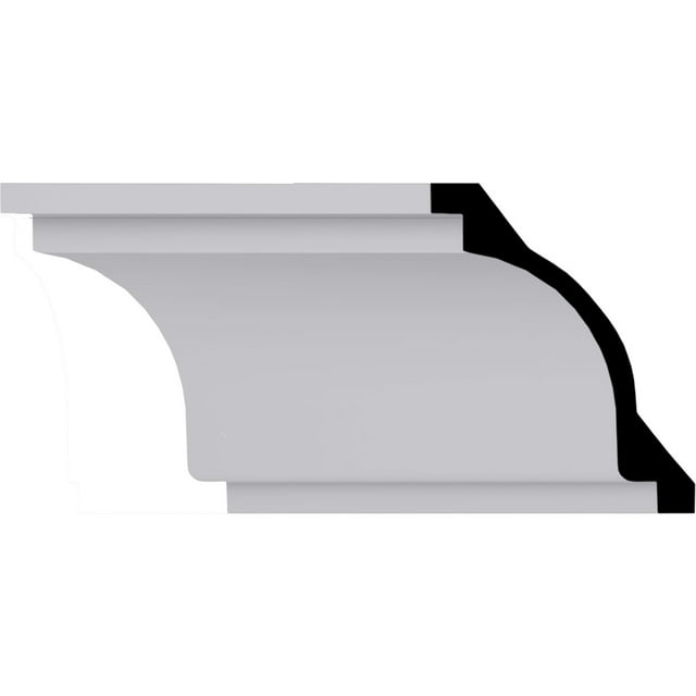 11 7/8"H x 9 1/2"P x 15 1/4"F x 94 1/2"L Classic Crown Moulding