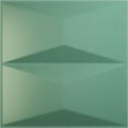 thumbnail image 1 of 11 7/8"W x 11 7/8"H Aberdeen EnduraWall Decorative 3D Wall Panel, Universal Pearl Metallic Sea Mist (Covers 0.98 Sq. Ft.), 1 of 6