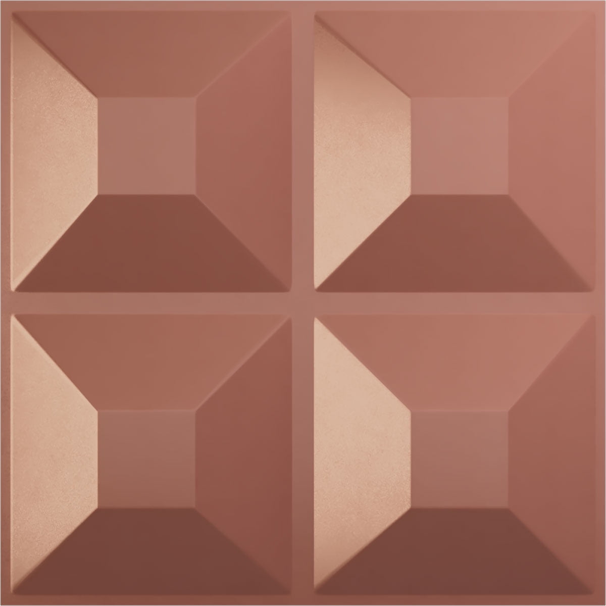Universal Pearl Metallic Champagne Pink 3D Textured PVC Wall Panel