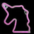 thumbnail image 1 of 11.75" Battery Operated Neon Style LED Lighted Pink Unicorn Sign, 1 of 5