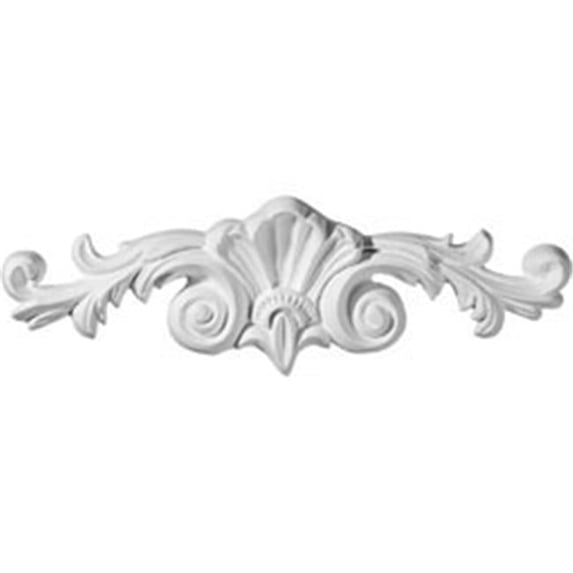 11.75 In. W X 3.75 In. H X 1.25 In. P Architectural accent - Orleans Center Onlay