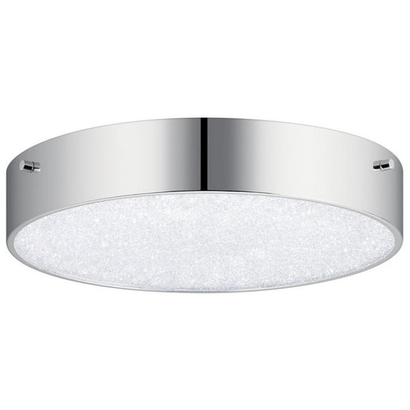 Elan Lighting - Crystal Moon - 11.75 Inch 1 Led Flush Mount