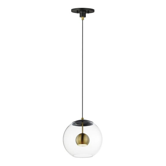 E25154-BKNAB-ET2 Lighting-Nucleus - 11.75 Inch 12W 1 LED Pendant     -Traditional Installation