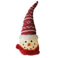 thumbnail image 1 of Northlight LED Lighted Santa Snowman Head Christmas Decoration - 11.75", 1 of 2
