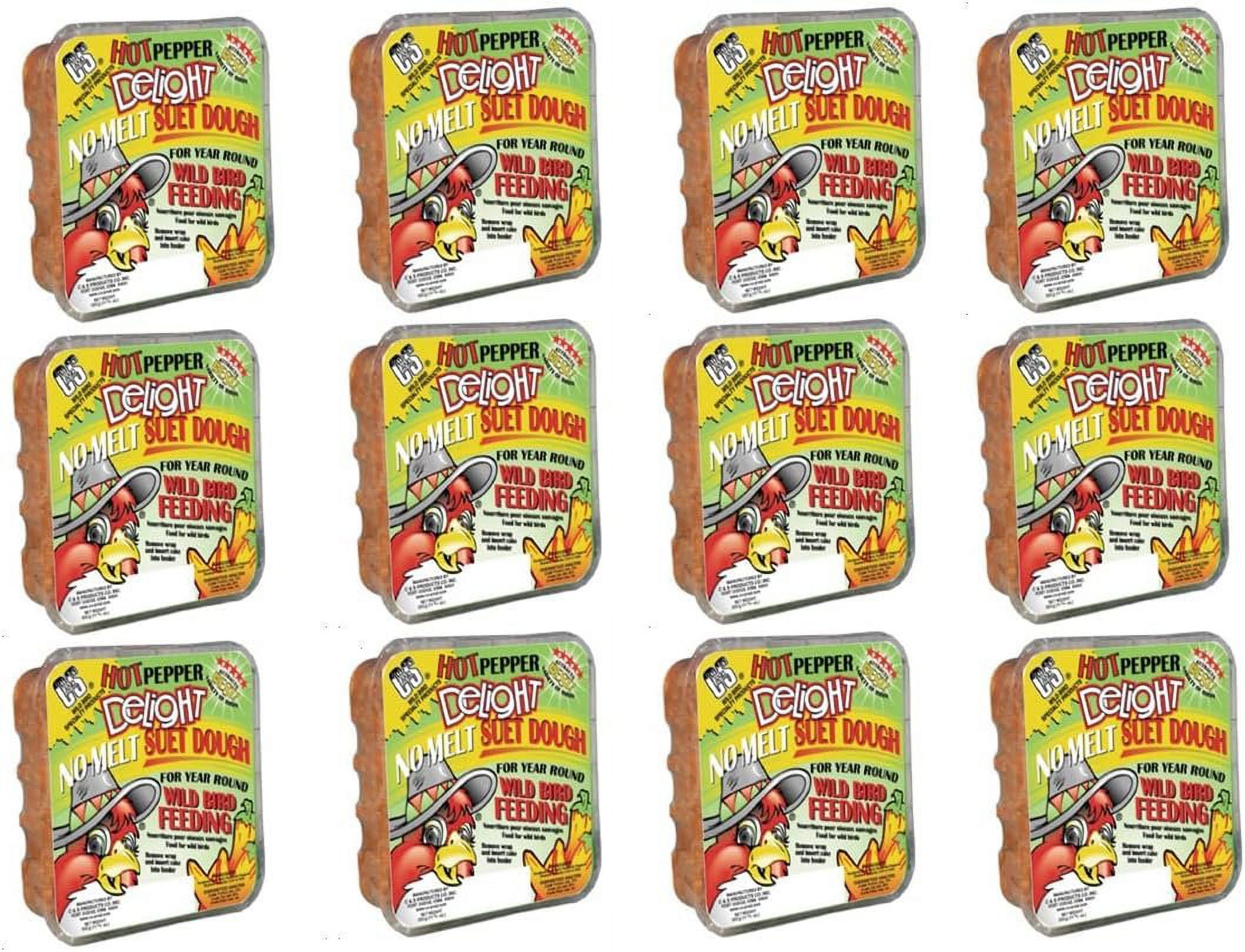 11.75 oz. Hot Pepper Delight Wild Bird No Melt Suet Dough [Set of 12