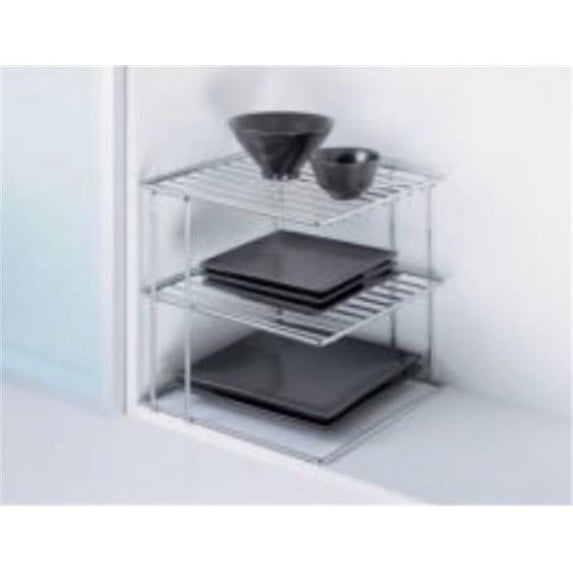 11.75" x 11.25" Corner Shelf - Chrome