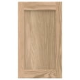 thumbnail image 1 of 11.75W x 22.5H Unfinished Oak Kitchen Cabinet Door Replacement, Shaker Style, 1 of 8