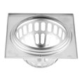 thumbnail image 1 of 11.7cm Stainless Steel Square Shower Floor Drain Balcony Floor Drainage Gully, 1 of 8