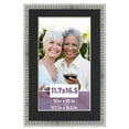 thumbnail image 1 of 11.7x16.5 Frame Silver With Black Picture Mat For 11.7x16.5 Photo - Silver 15x20 Frame To Display, 1 of 8