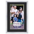 thumbnail image 1 of 11.7x16.5 Frame Silver With Black Picture Mat For 11.7x16.5 Photo - Silver 15x20 Frame To Display, 1 of 8