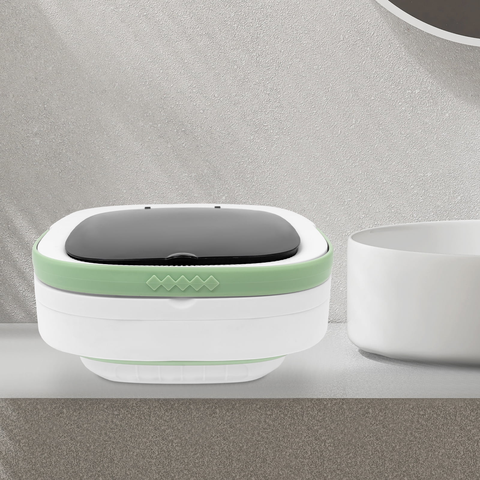 11.8*11.8*13in Modern Green Freestanding Large Capacity Foldable Washing Machine for Apartments