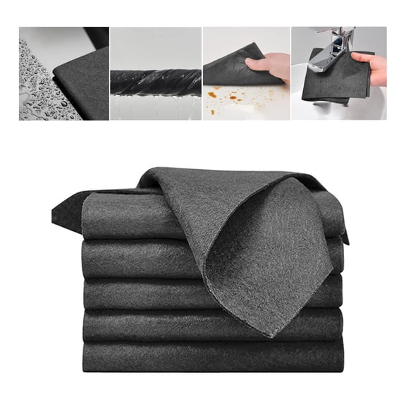 11.8*11.8IN Thickened Magic Cleaning Cloth, Reusable Microfiber Cleaning Rags for TV, Cars, Windows, Lint Free, Odorless, Machine Washable