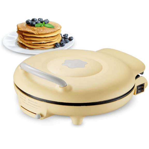 Bear 11.8'' 1500W   Indoor Grill with Adjustable Temp, Quesadilla Maker Nonstick Pan for Breakfast, Lunch, Dinner