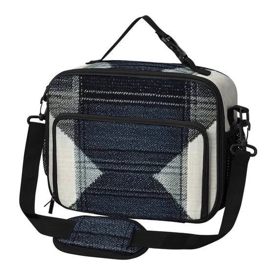 11.8×9.6in Large Capacity Rectangular Lunch Bag Durable Storage ...