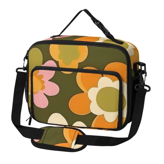 11.8×9.6in Large Capacity Rectangular Lunch Bag Durable Storage ...