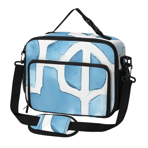 11.8×9.6in Large Capacity Rectangular Lunch Bag Durable Storage ...