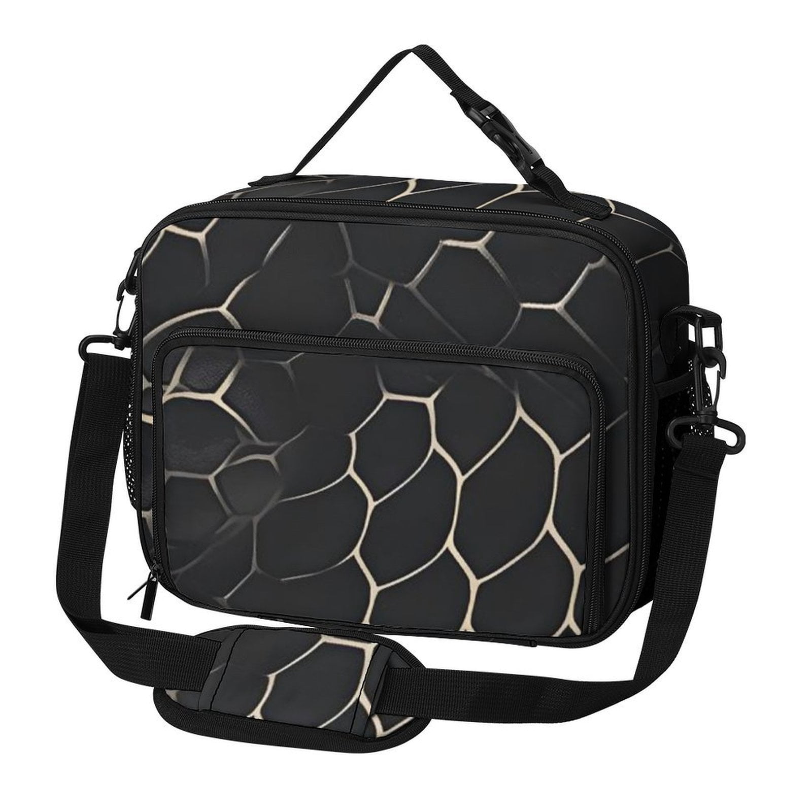 View of 11.8×9.6in Large Capacity Rectangular Lunch Bag Durable Storage ...