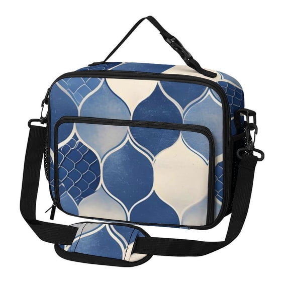 11.8×9.6in Large Capacity Rectangular Lunch Bag Durable Storage ...