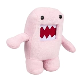 11.8" Domo Monster Plush, Funny Stuffed Figure Throw Pillows for Home Decor for Anime Fans (Pink)