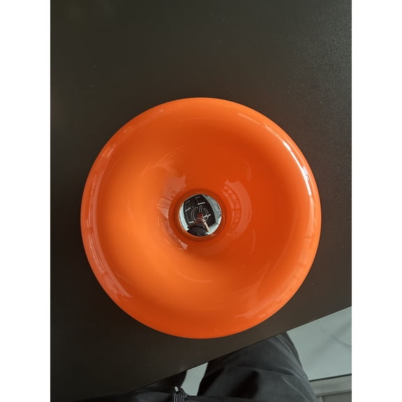 11.8" Donut Table Lamp, Touch Dimmable Rechargeable Night Light