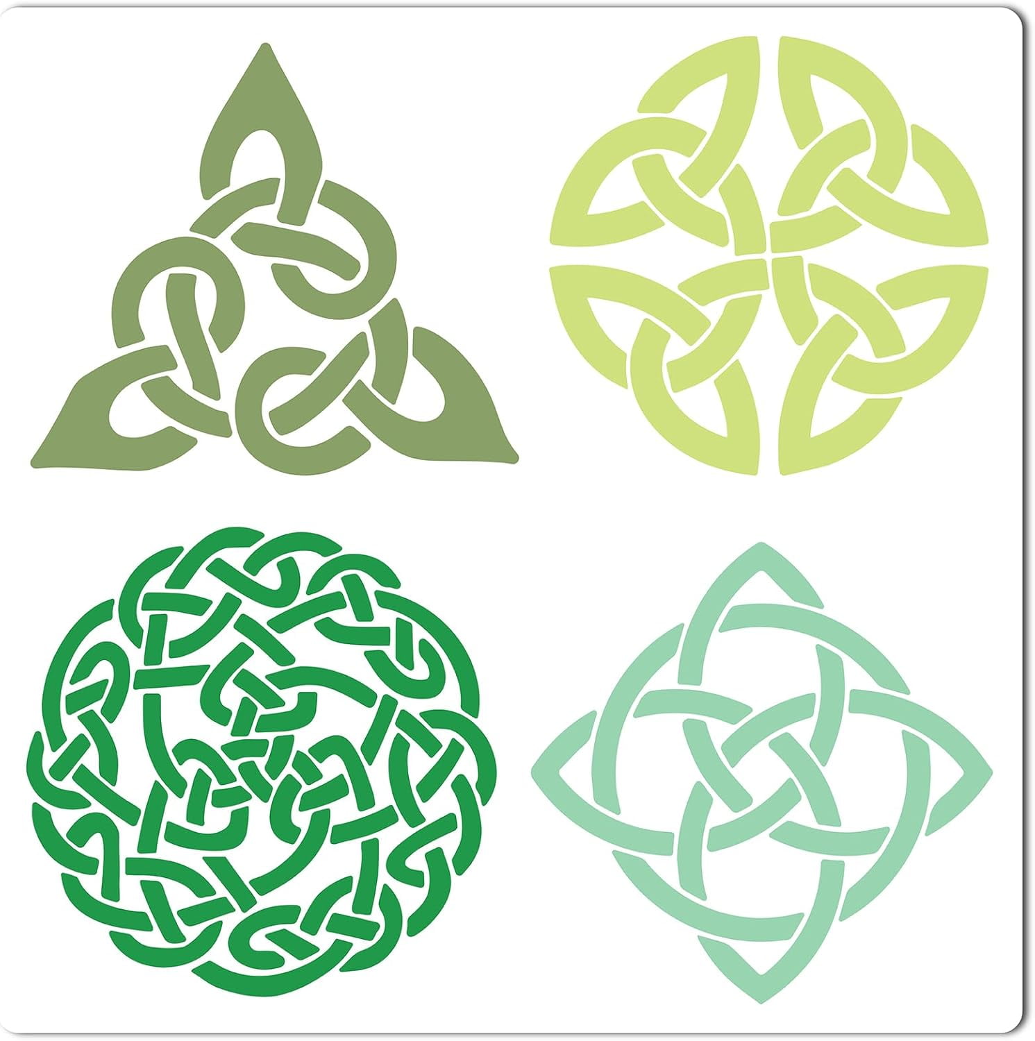 11.8 Inch Celtic Knot Stencil Plastic Drawing Stencils Reusable ...