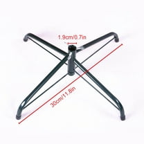 11.8 Inch Christmas Tree Stand Tree Holder Adjustable Diameter Metal Construction Sturdy Support Foldable Storage Easy Setup Durable Material for Artificial Trees