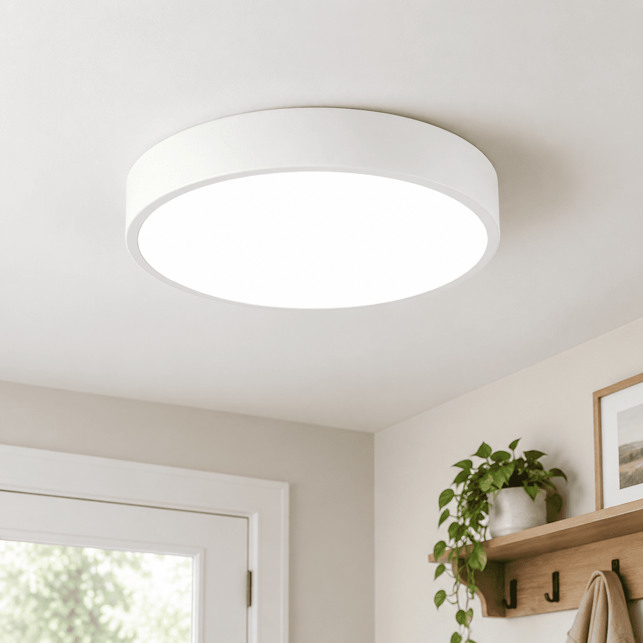 11.8 Inch Hallway Led Low Profile Flush Mount Ceiling Light Fixture ...