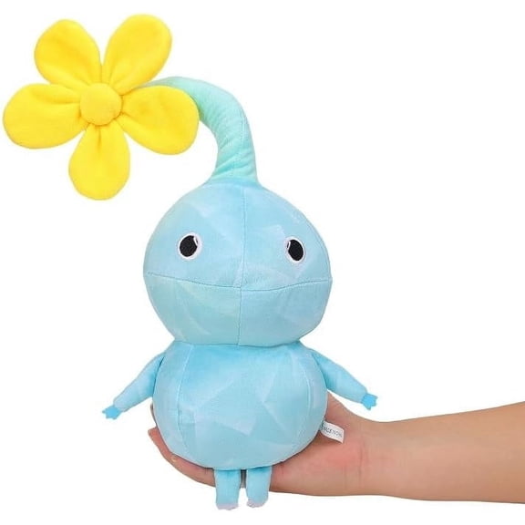 11.8 Inch Ice Pikmin Soft Stuffed Plush Toy, Game Character Gift for Pikmin Fans All Ages
