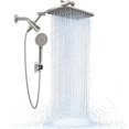 thumbnail interactive-video image 1 of Hansgrohe Vernis Blend 8-Inch Rain Showerhead - 1.75 GPM, Brushed Nickel, QuickClean Nozzles 1 of 1