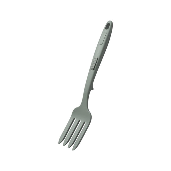 11.8 Inch Silicone Pasta Fork,Non-Stick Cooking Noodle Fork With Hanging Hole Handle for Kitchen Diningroom Spaghetti Stirring