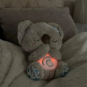 11.8" Koala Baby Plush Sleep Buddy Musical Light Up Breathing Stuffed Animal Doll