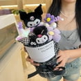 thumbnail image 1 of 11.8" Kuromi Cartoon Character Plush Bouquets - Soft & Kawaii Stuffed Animal Plush Kuromi Bouquets - Anniversary, Birthday, Christmas, Graduation Gifts for Women, Teens & Fans, 1 of 3