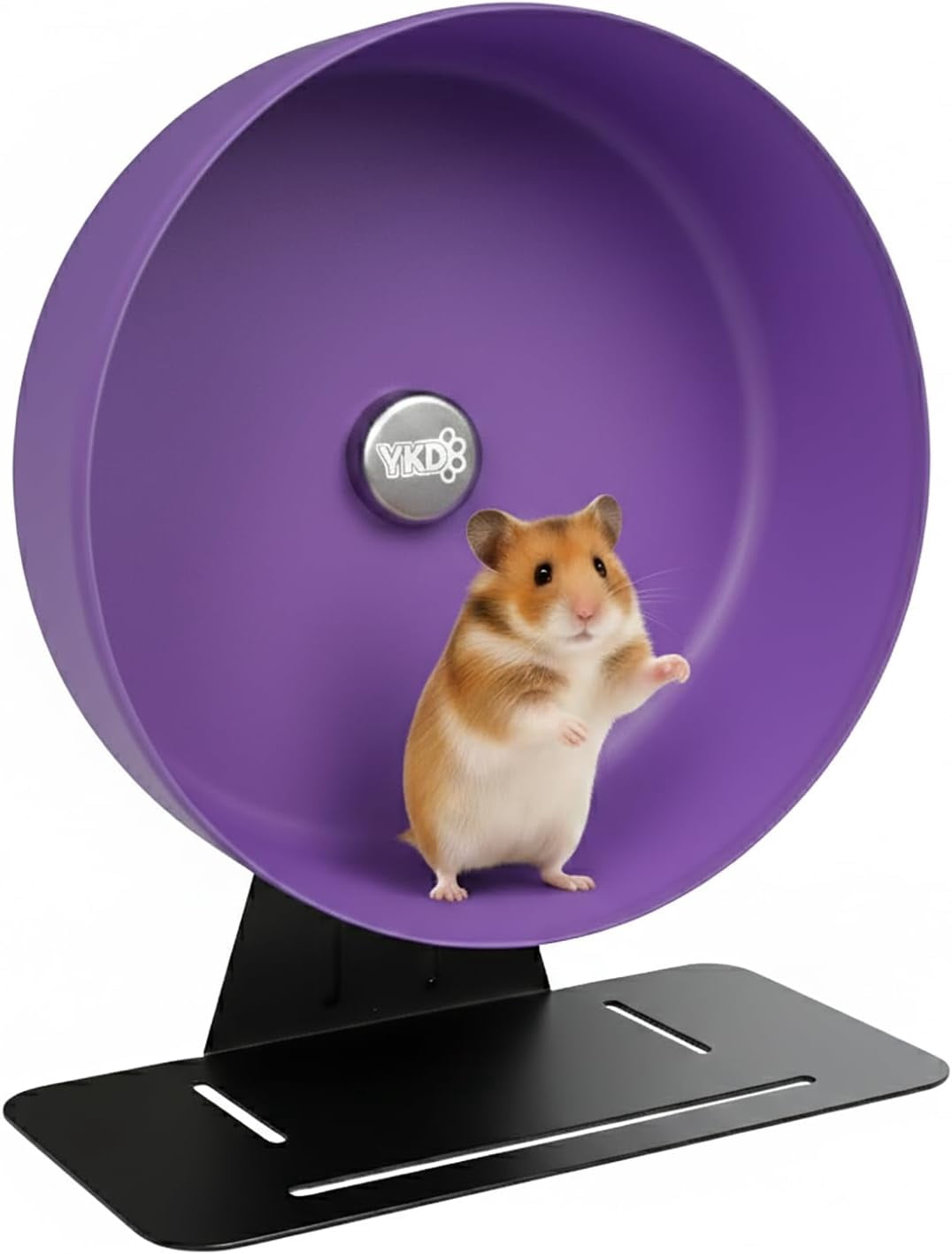 11.8" Silent Hamster Exercise Wheel, Aluminum Alloy Noiseless Running Wheel for Syrian Hamsters, Fancy Rat, Hedgehogs and Small Pets