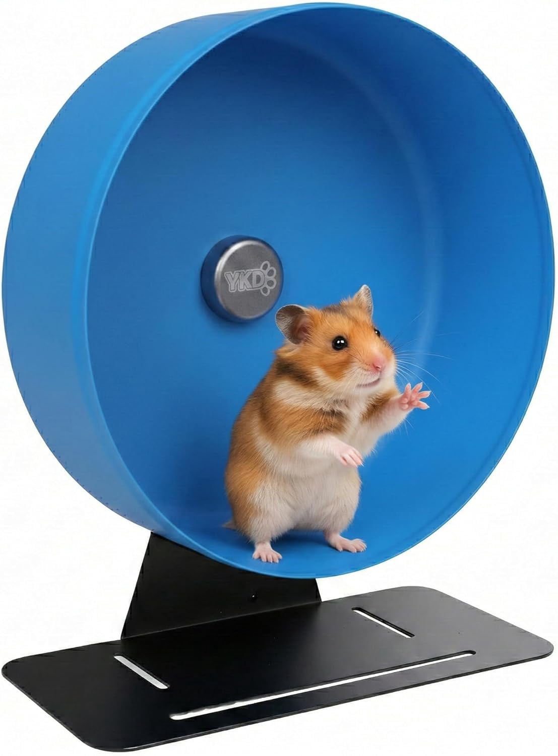 11.8" Silent Hamster Exercise Wheel, Aluminum Alloy Noiseless Running Wheel for Syrian Hamsters, Fancy Rat, Hedgehogs and Small Pets
