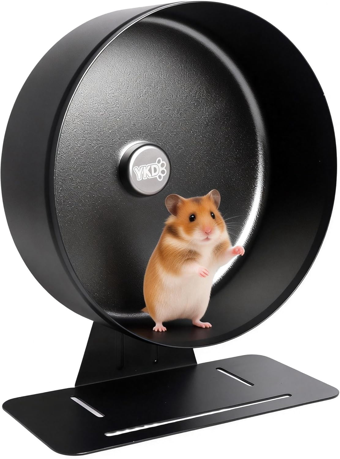 11.8" Silent Hamster Exercise Wheel, Aluminum Alloy Noiseless Running Wheel for Syrian Hamsters, Fancy Rat, Hedgehogs and Small Pets