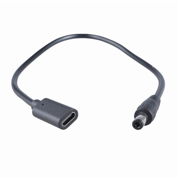 11.8" Type C to DC5.5x2.5mm Power Cable Cord for Routers LED Light Speaker 30cm