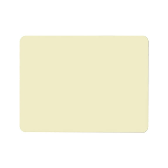 11.8'' by 15.7'' Flexible Rubber Placemat Non Slip Waterproof Heat Resistant Dinner Kitchen Table Mat Beige
