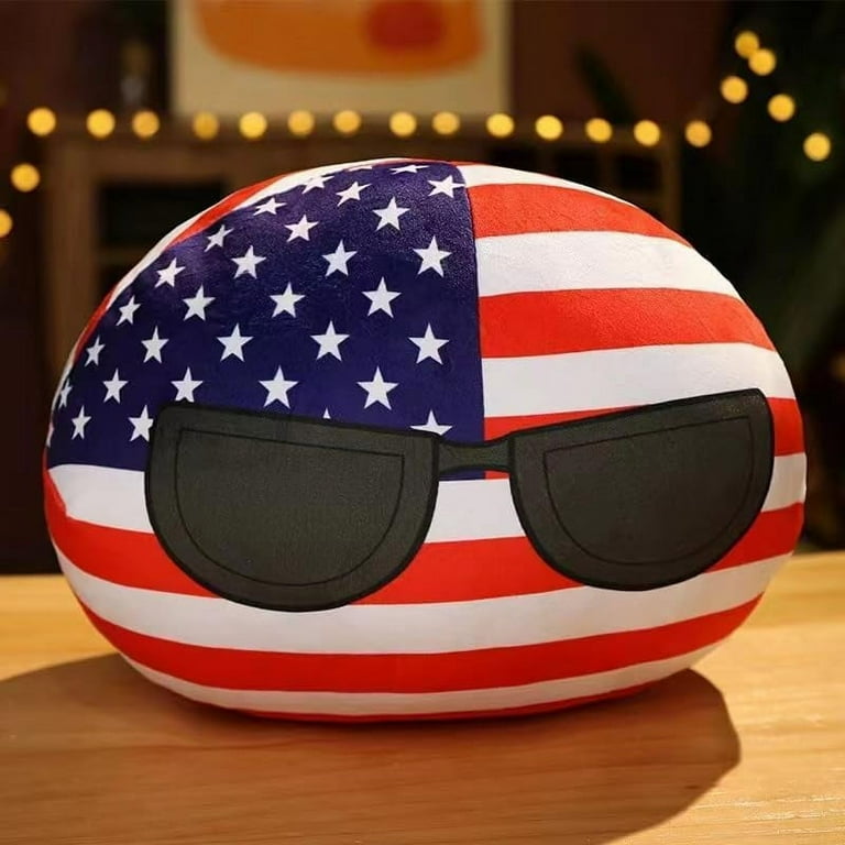 11.8 in Country Balls Plushies Poland Ball Doll for Children 11.8 in Country Balls Plushies Poland Ball Doll for Children
