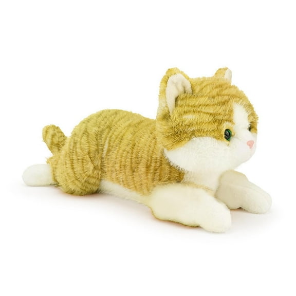 11.8 inch Cat Weighted Stuffed Animals, Realistic Weighted Cat Stuffed Animal, Sensory Comfort Plush Throw Pillow, Soft Kawaii Kitty Plush Toy Gift for Adults Klds Youth