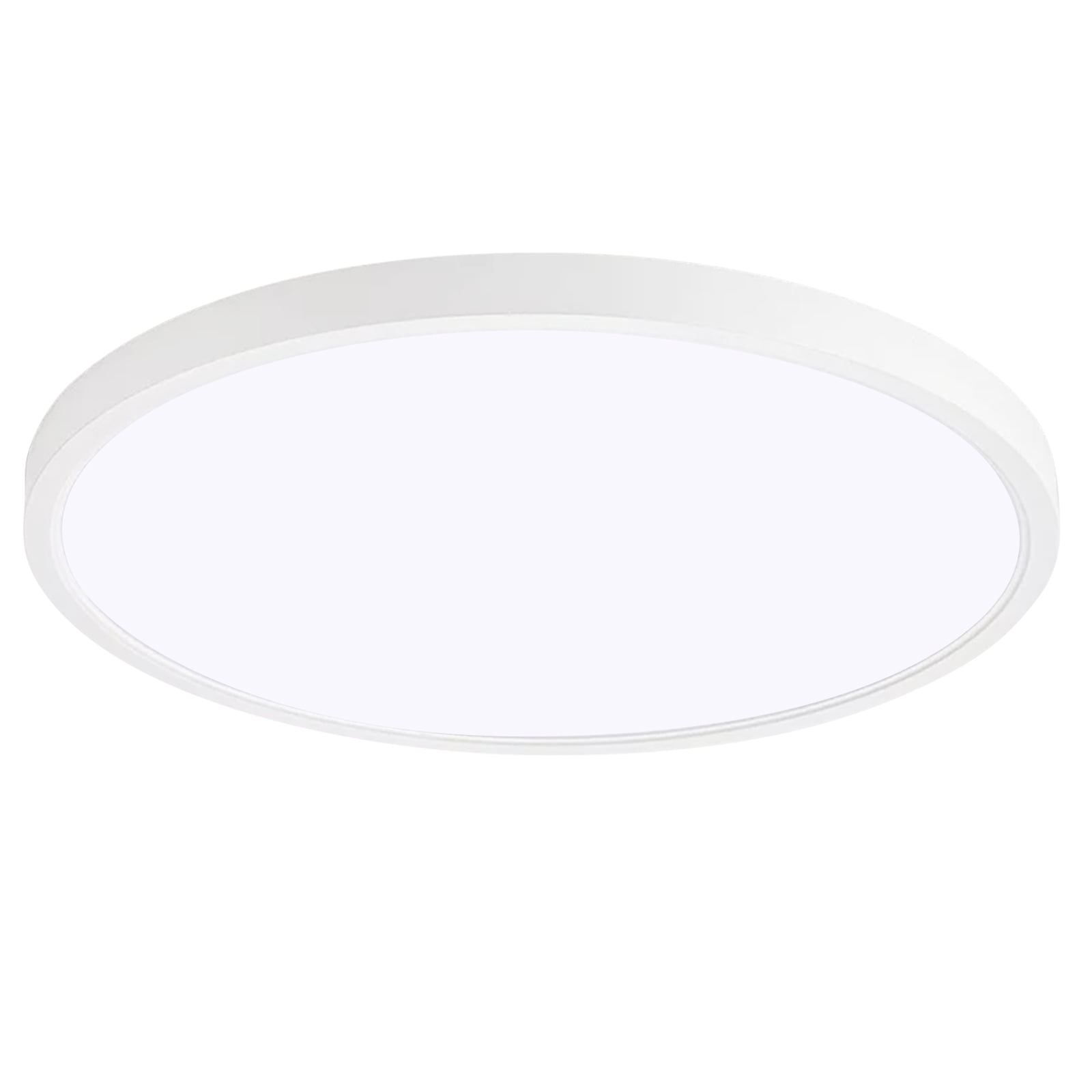 11.8 inch White Ceiling Light with Built-in Night Light, 20W 4000K + 3W ...