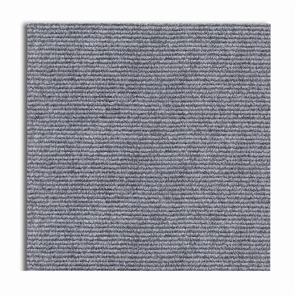 11.8" x 11.8" Carpet Tile Self Adhensive Carpet Floor Tiles, Square Anti-Slip Carpet Soft Flooring Sticker for Bedroom Living Room Home Office Easy Install DIY (10 Pcs, Light Grey)