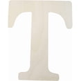 thumbnail image 1 of 11.8 x 14.8 Inch Large Wooden Letter T Wood Cutouts Alphabet MDF Blank Unfinished Paintable White Word Craft Board Sign Piece for DIY, 1 of 7