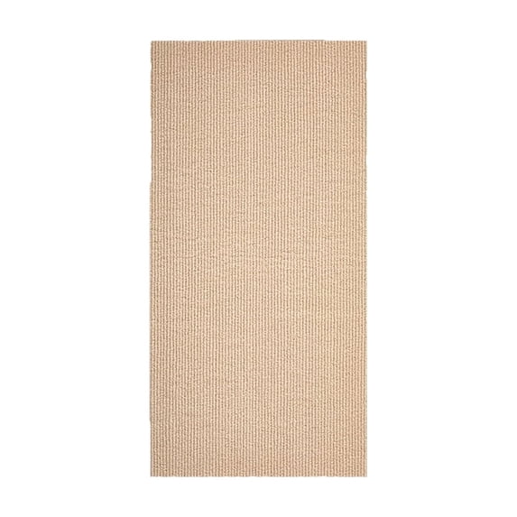 11.8 x 23.6 Inches Self-Adhesive Cat Scratching Pad, Cuttable Scratch Mat for Furniture, Reusable Sofa Protector for Cats(Khaki)