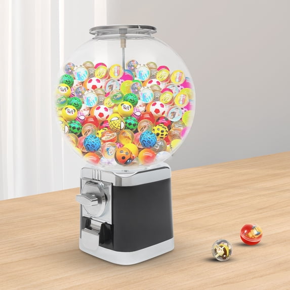 11.81*11.81*19.68inch Black Rectangular Vending Machine Gumball Candy Dispenser for Retail Stores Amusement Parks