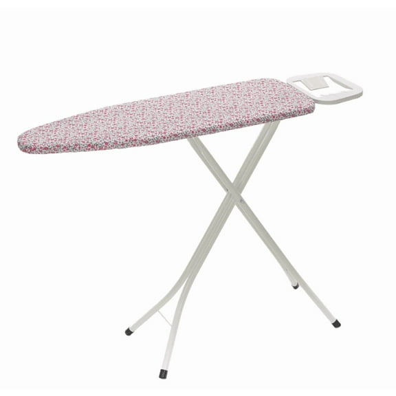 11.81"×35.43" Ironing Board with Retractable Iron Rest,Ironing Board Full Size Heat-resistant Cover with Thick Padding,Space-Saving Iron Boards with Sturdy Legs,5 Adjustable Heights